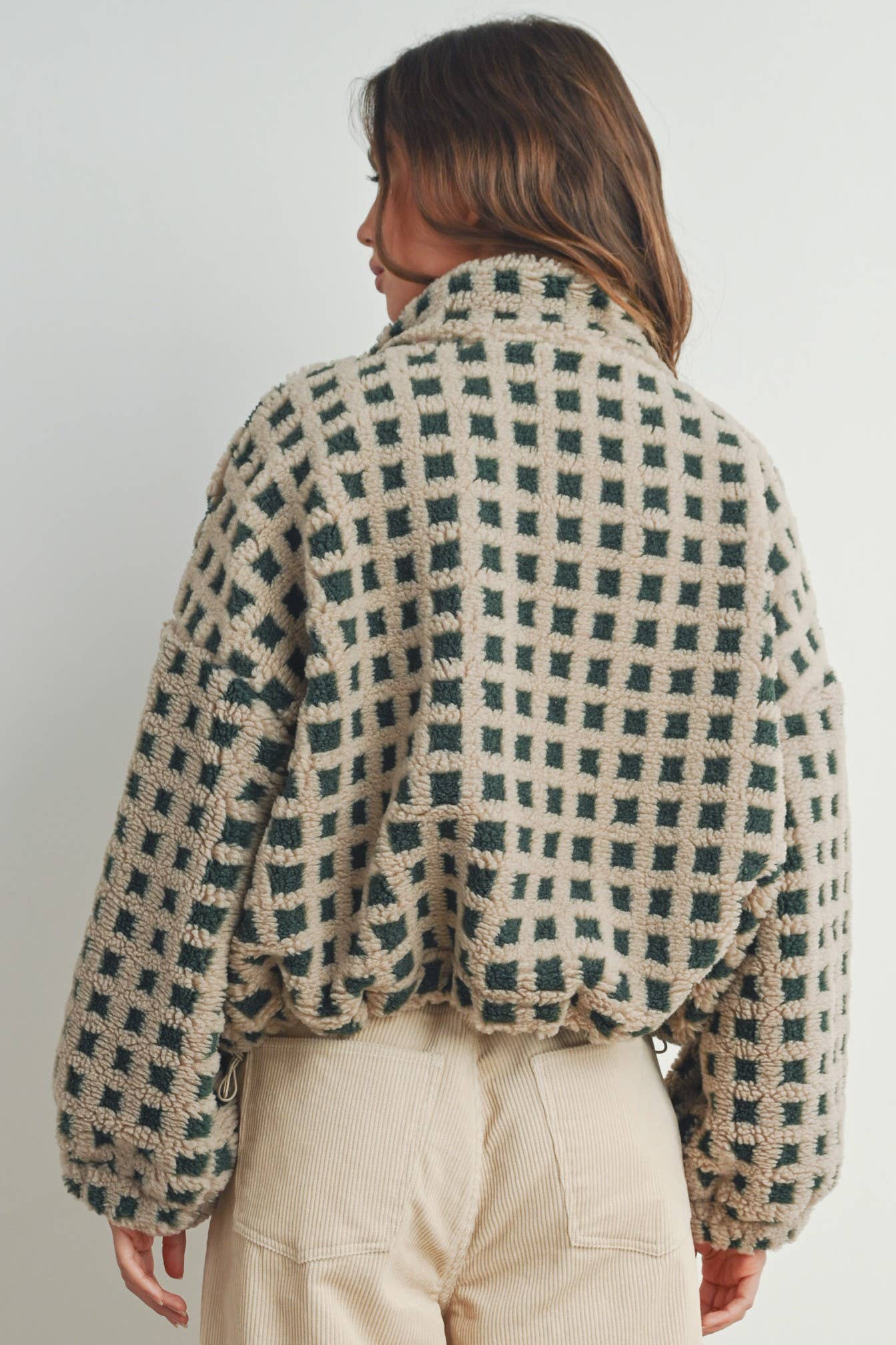 BUTTERMELON - Fuzzy Sherpa Jacket - BMJ7254 | Parlor 318 Salon and